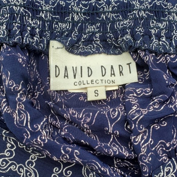 Blue Flower Maxi Skirt David Dart - Picture 4 of 4